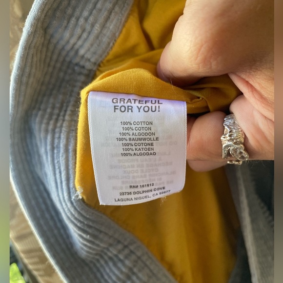 Sun Diego Men's Dusty Blue Corduroy Club Style Jacket Casual Minimal Large - Picture 3 of 6